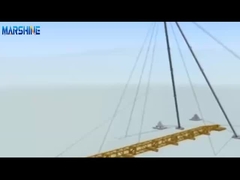 Stalowy gniazdowy słup gin do budowy i projektowania wieży