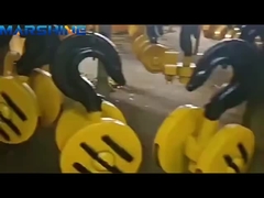 Podwójne haczyki blok sznurkowy blok antystatyczny przenośny ze stali podnoszący elektryczny blok podnośnika